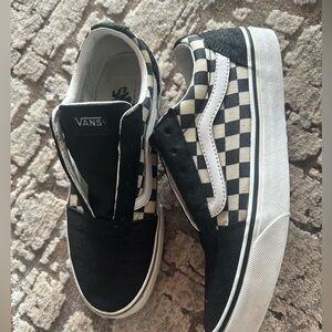 Vans old skool school size 10 women’s checkerboard